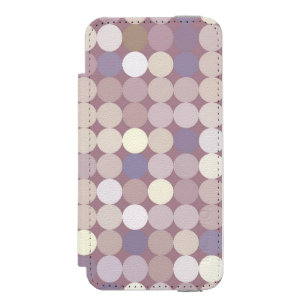 Coque-portefeuille iPhone 5 Incipio Watson™ Motif d'abrégé sur cercles de tissu