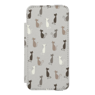 Coque-portefeuille iPhone 5 Incipio Watson™ Motif de chats