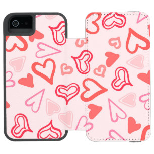 Coque-portefeuille iPhone 5 Incipio Watson™ Motif de coeur 23