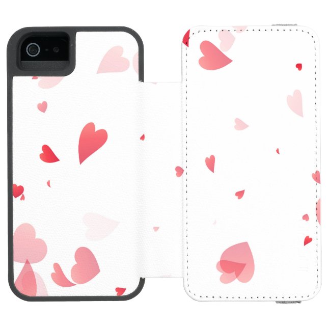 Coque Portefeuille Incipio Pour iPhone Motif de coeur 33 (Folio Ouvert)