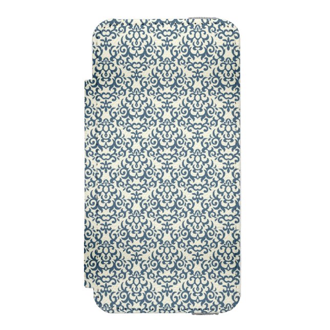 Coque Portefeuille Incipio Pour iPhone Motif de damassé sur l'arrière - plan 2 de (Folio Devant)