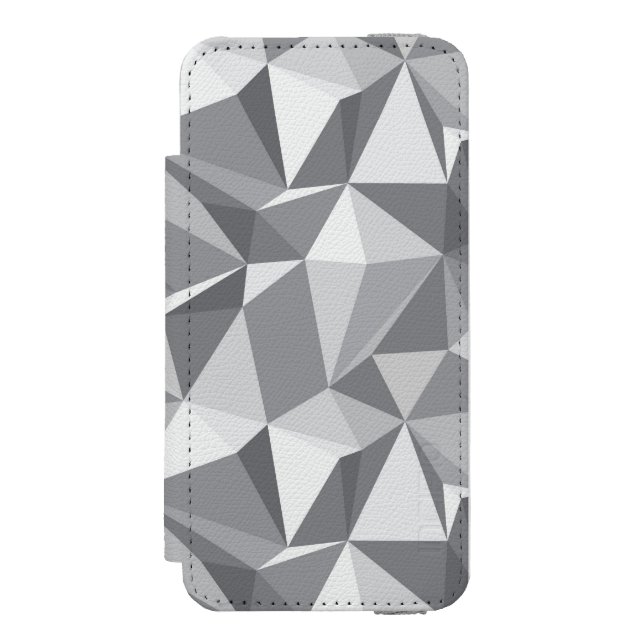 Coque Portefeuille Incipio Pour iPhone Motif de diamant - polygone abstrait (Folio Devant)