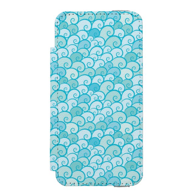 Coque Portefeuille Incipio Pour iPhone Motif de mer (Folio Devant)