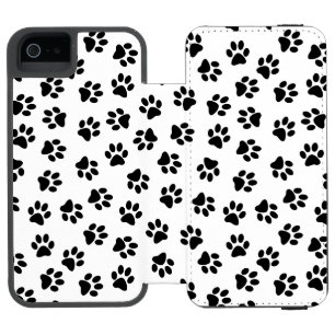 Coque-portefeuille iPhone 5 Incipio Watson™ Motif De Pâtes, Paniers De Chien, Paniers Noirs