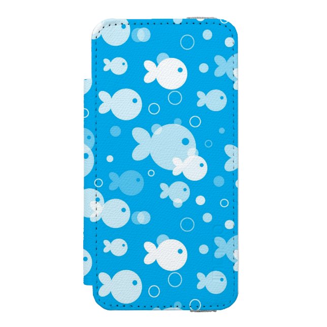 Coque Portefeuille Incipio Pour iPhone motif de poissons (Folio Devant)