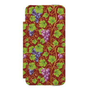 Coque-portefeuille iPhone 5 Incipio Watson™ Motif de raisin
