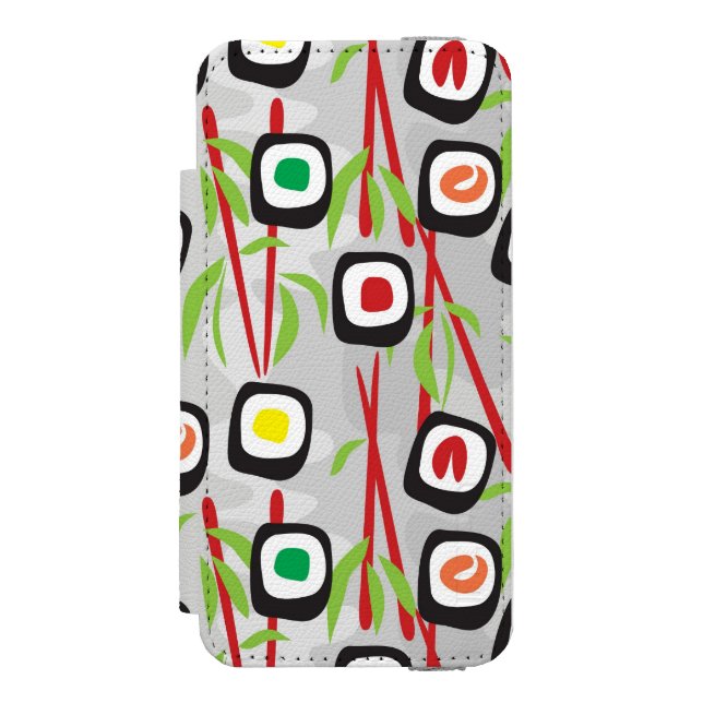 Coque Portefeuille Incipio Pour iPhone Motif de sushi (Folio Devant)