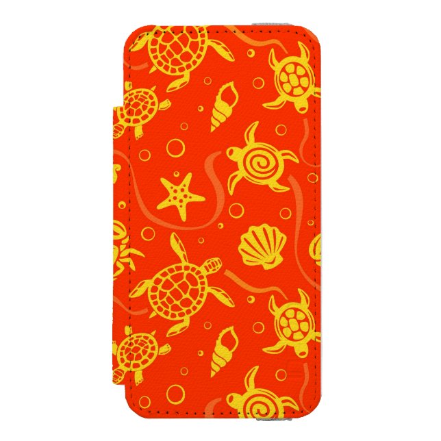 Coque Portefeuille Incipio Pour iPhone Motif de tortues (Folio Devant)
