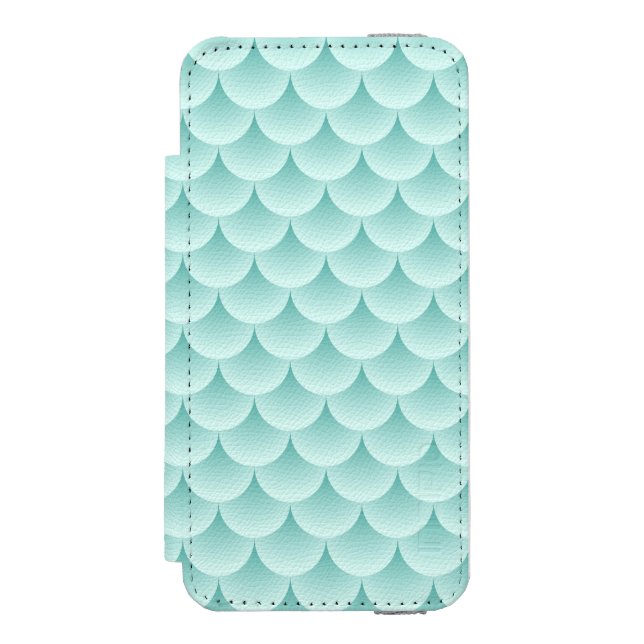Coque Portefeuille Incipio Pour iPhone Motif d'échelles de poissons (Folio Devant)