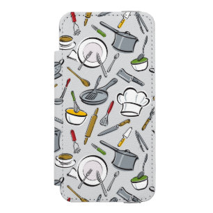 Coque-portefeuille iPhone 5 Incipio Watson™ Motif d'outils de cuisine