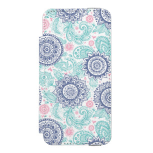 Coque-portefeuille iPhone 5 Incipio Watson™ Motif ethnique de Paisley