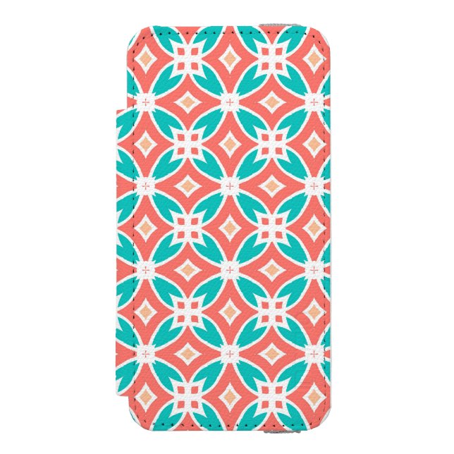 Coque Portefeuille Incipio Pour iPhone Motif ethnique multicolore (Folio Devant)