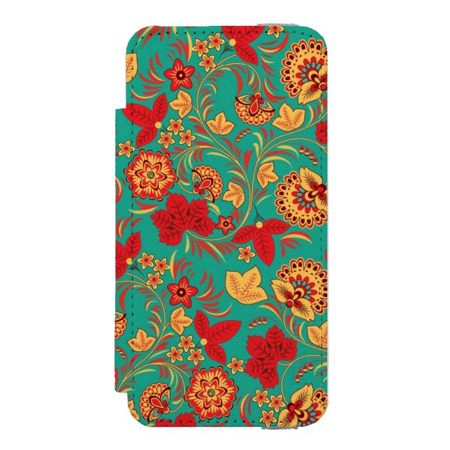 Coque Portefeuille Incipio Pour iPhone Motif floral 2 (Folio Devant)