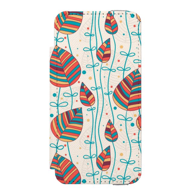 Coque Portefeuille Incipio Pour iPhone Motif floral 5 2 (Folio Devant)