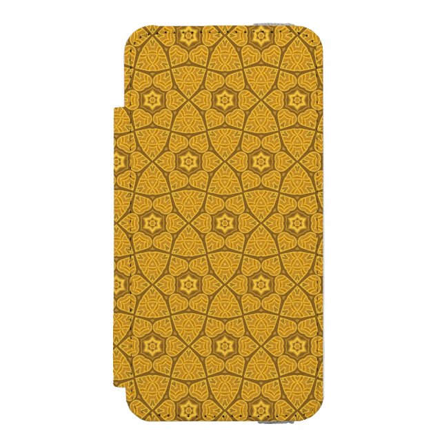 Coque Portefeuille Incipio Pour iPhone Motif géométrique moderne ethnique (Folio Devant)