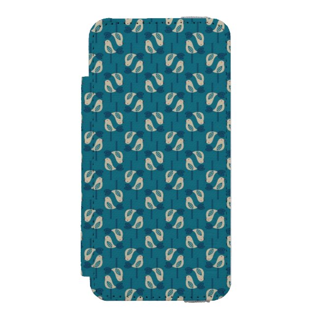 Coque Portefeuille Incipio Pour iPhone motif montrant des oiseaux (Folio Devant)
