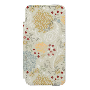 Coque-portefeuille iPhone 5 Incipio Watson™ motif montrant le jardin bouclé