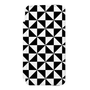 Coque-portefeuille iPhone 5 Incipio Watson™ Motif noir et blanc de triangle