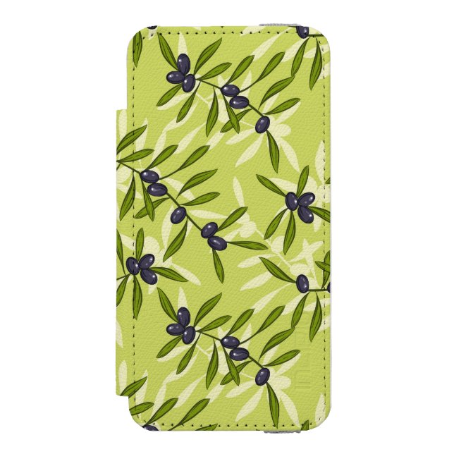 Coque Portefeuille Incipio Pour iPhone Motif olive (Folio Devant)