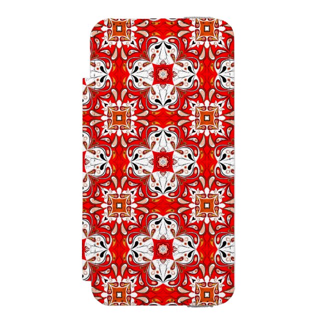 Coque Portefeuille Incipio Pour iPhone Motif portugais de carreau de céramique (Folio Devant)