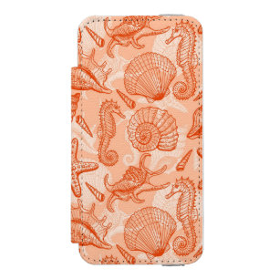 Coque-portefeuille iPhone 5 Incipio Watson™ Motif tiré par la main de mer