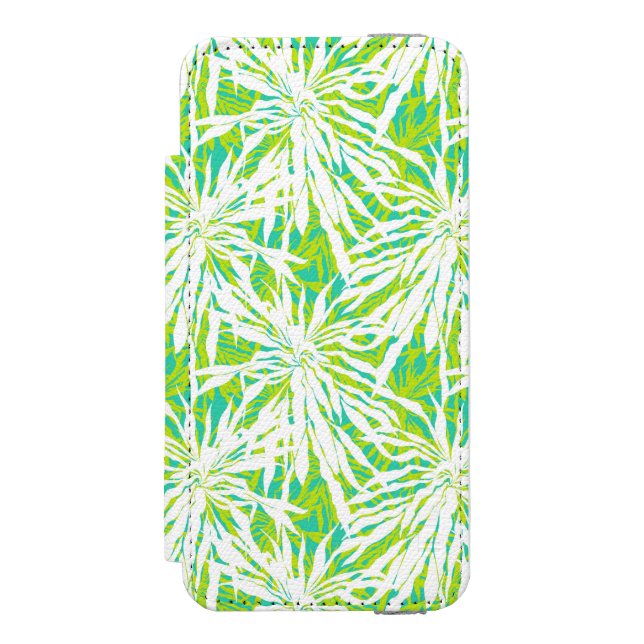 Coque Portefeuille Incipio Pour iPhone Motif tropical de palmettes (Folio Devant)