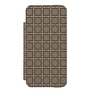 Coque-portefeuille iPhone 5 Incipio Watson™ Motif vintage de damassé d'art, d'or