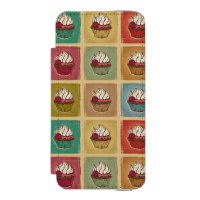 Motif vintage fait de petits gâteaux