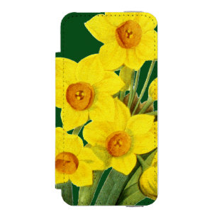 Coque-portefeuille iPhone 5 Incipio Watson™ Narcisse (N Tazetta)