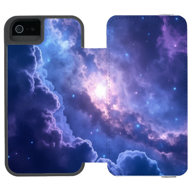 Coque Portefeuille Incipio Pour iPhone Nebula du Voile Cosmique (Folio Ouvert)