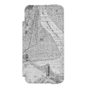 Coque-portefeuille iPhone 5 Incipio Watson™ New York : Train d'EL, C1878