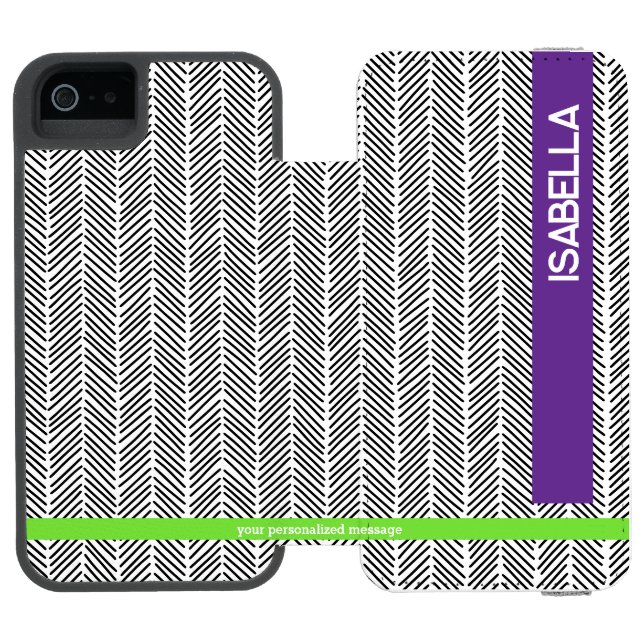 Coque Portefeuille Incipio Pour iPhone Nom personnalisé | Personnalisé (Folio Ouvert)