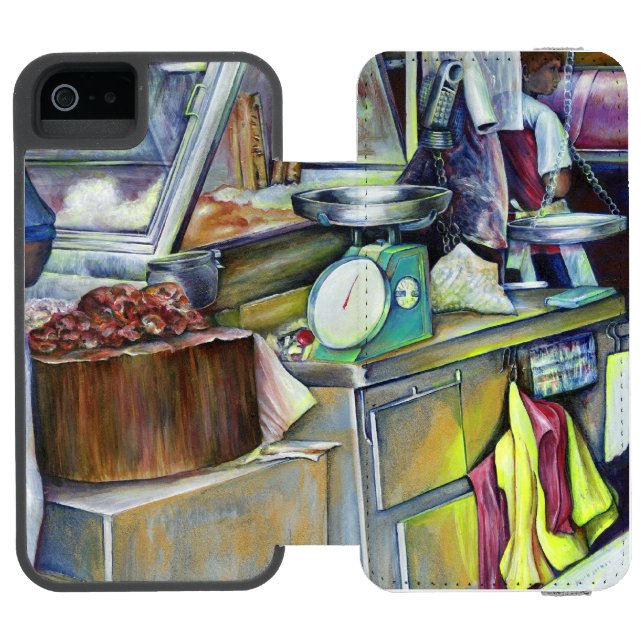 Coque Portefeuille Incipio Pour iPhone Où est le Fish Head Curry ? Singapour (Folio Ouvert)