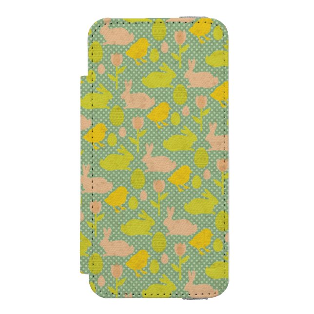 Coque Portefeuille Incipio Pour iPhone Papier peint de Pâques (Folio Devant)