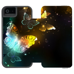 Coque-portefeuille iPhone 5 Incipio Watson™ Papillon lumineux et papillons de nuit