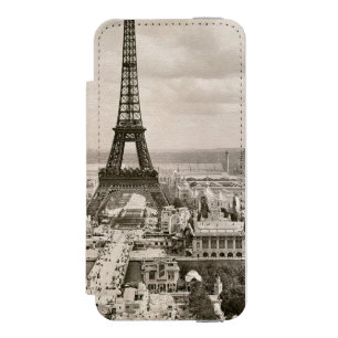 Coque-portefeuille iPhone 5 Incipio Watson™ Paris : Tour Eiffel, 1900