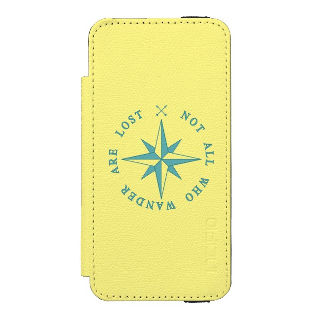 Coque Portefeuille Incipio Pour iPhone Pas tous ce que Wander sont perdu (Folio Devant)