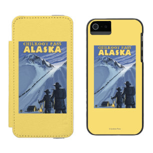 Coque-portefeuille iPhone 5 Incipio Watson™ Passage de Chilkoot, mineurs d'or de l'Alaska
