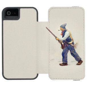 Coque-portefeuille iPhone 5 Incipio Watson™ Patriote Québec Rébellion 1837-1838 Henri Julien