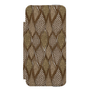 Coque-portefeuille iPhone 5 Incipio Watson™ Peau de serpent stylisée