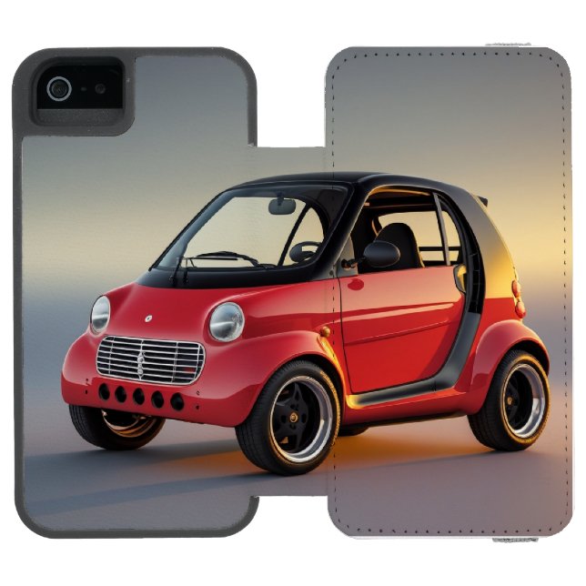 Coque Portefeuille Incipio Pour iPhone petite voiture (Folio Ouvert)