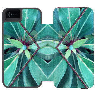 Coque-portefeuille iPhone 5 Incipio Watson™ Pochette à Feuilles de Cerisier