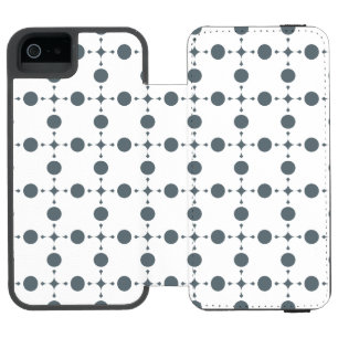 Coque-portefeuille iPhone 5 Incipio Watson™ Points gris, motif à pois, points, pois