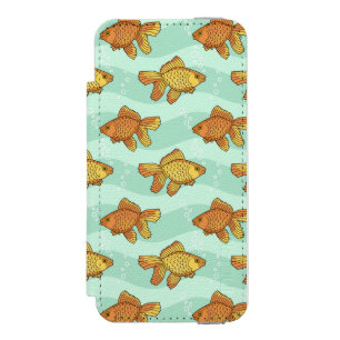 Coque-portefeuille iPhone 5 Incipio Watson™ Poisson-motif