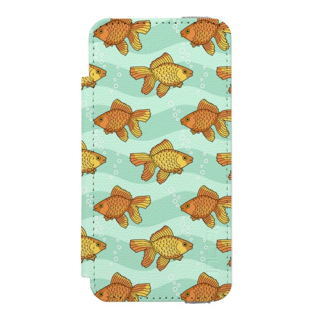 Coque Portefeuille Incipio Pour iPhone Poisson-motif (Folio Devant)