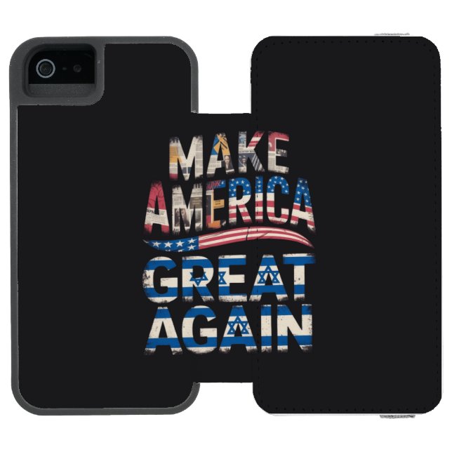 Coque Portefeuille Incipio Pour iPhone Rétablissons la grandeur de l'Amérique (Folio Ouvert)