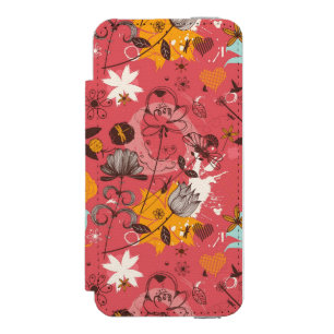 Coque-portefeuille iPhone 5 Incipio Watson™ Rétro motif floral 7