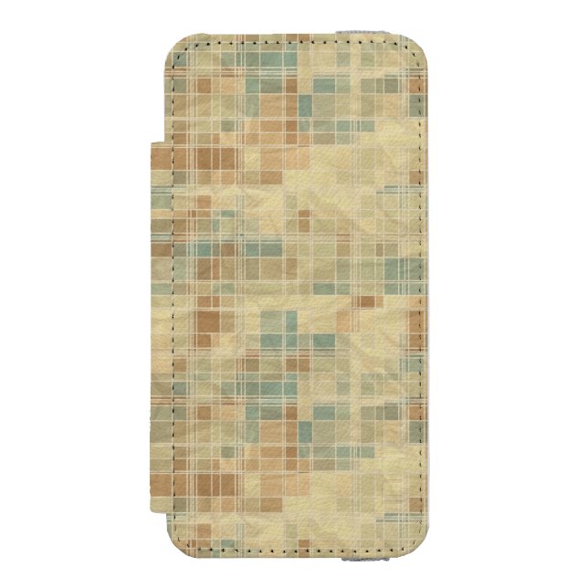 Coque Portefeuille Incipio Pour iPhone Rétro motif géométrique 2 (Folio Devant)
