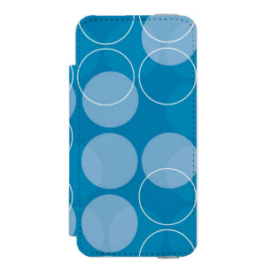 Coque-portefeuille iPhone 5 Incipio Watson™ Rétros cercles