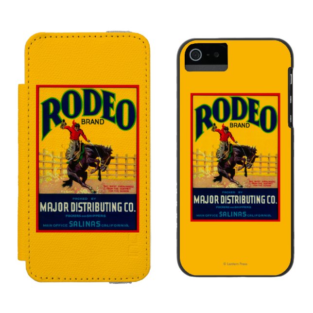 Coque Portefeuille Incipio Pour iPhone Rodéo LabelSalinas végétal, CA (Côté par côté)